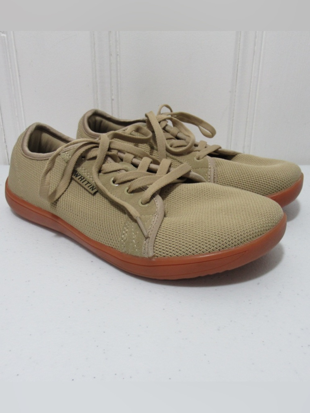 WHITIN Barefoot Tan Athletic Sneakers Women’s Size 9